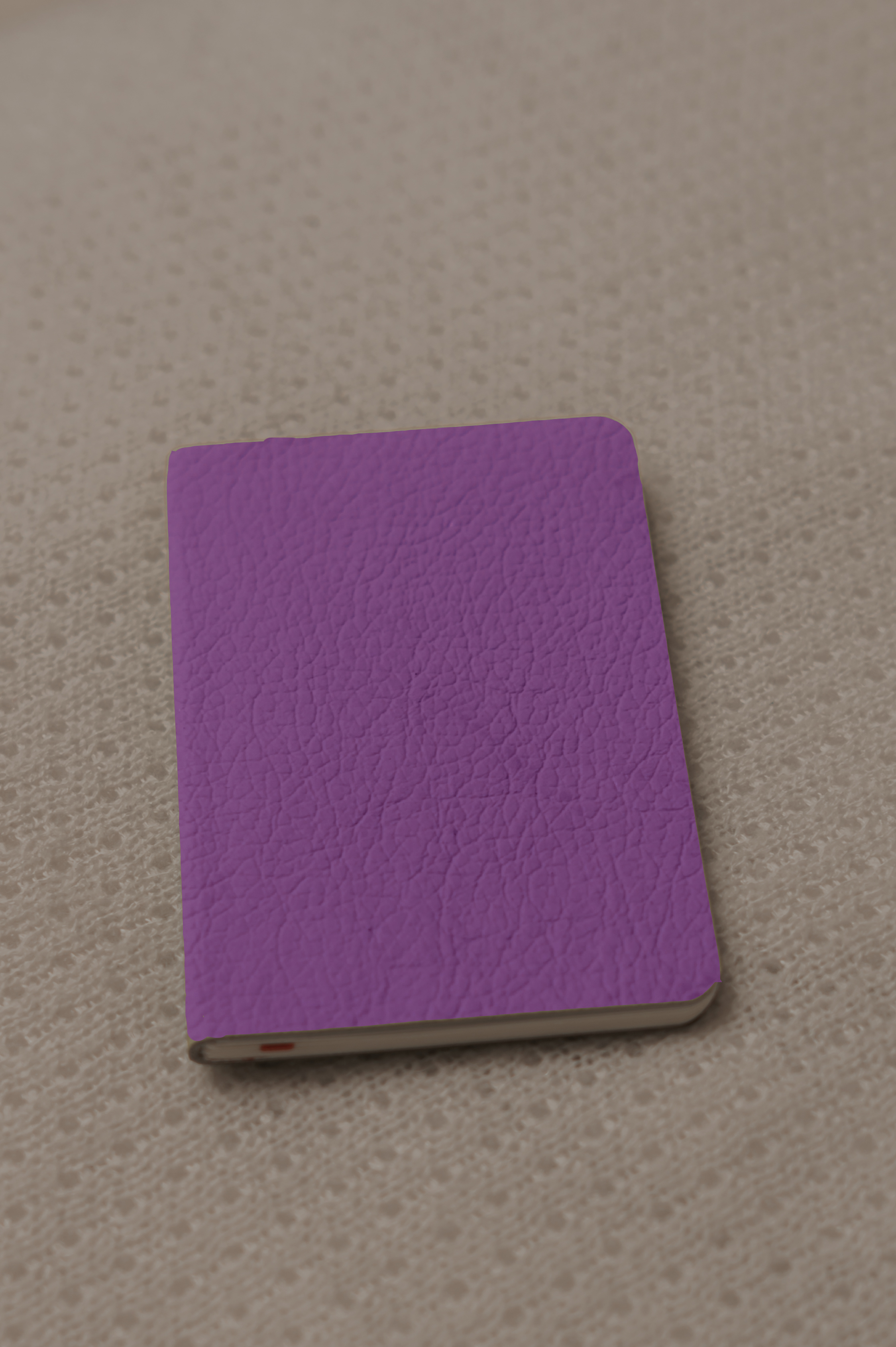 A6 Dahlia purple Leren Notitieboekje