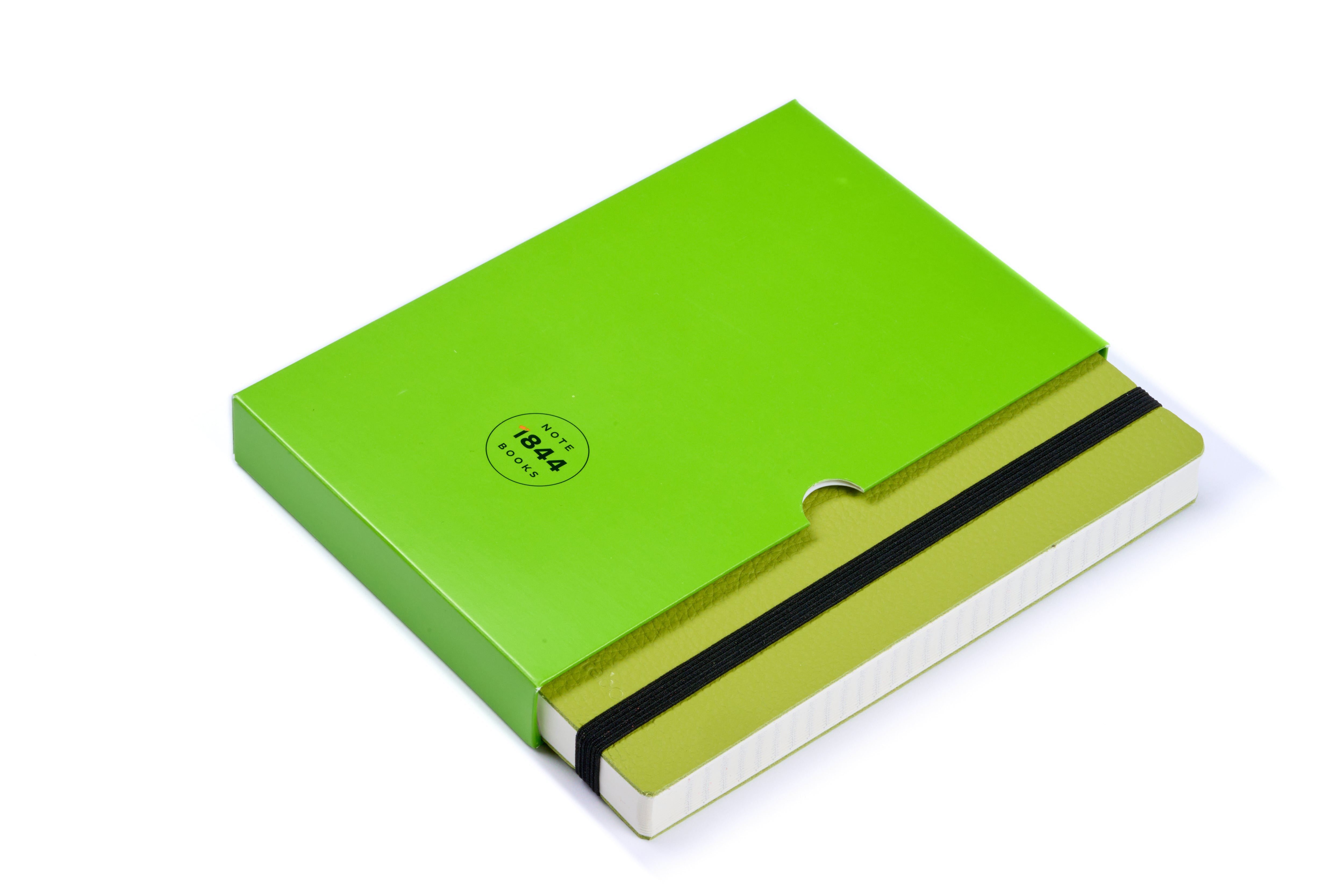 Fair Green Leren Notitieboek