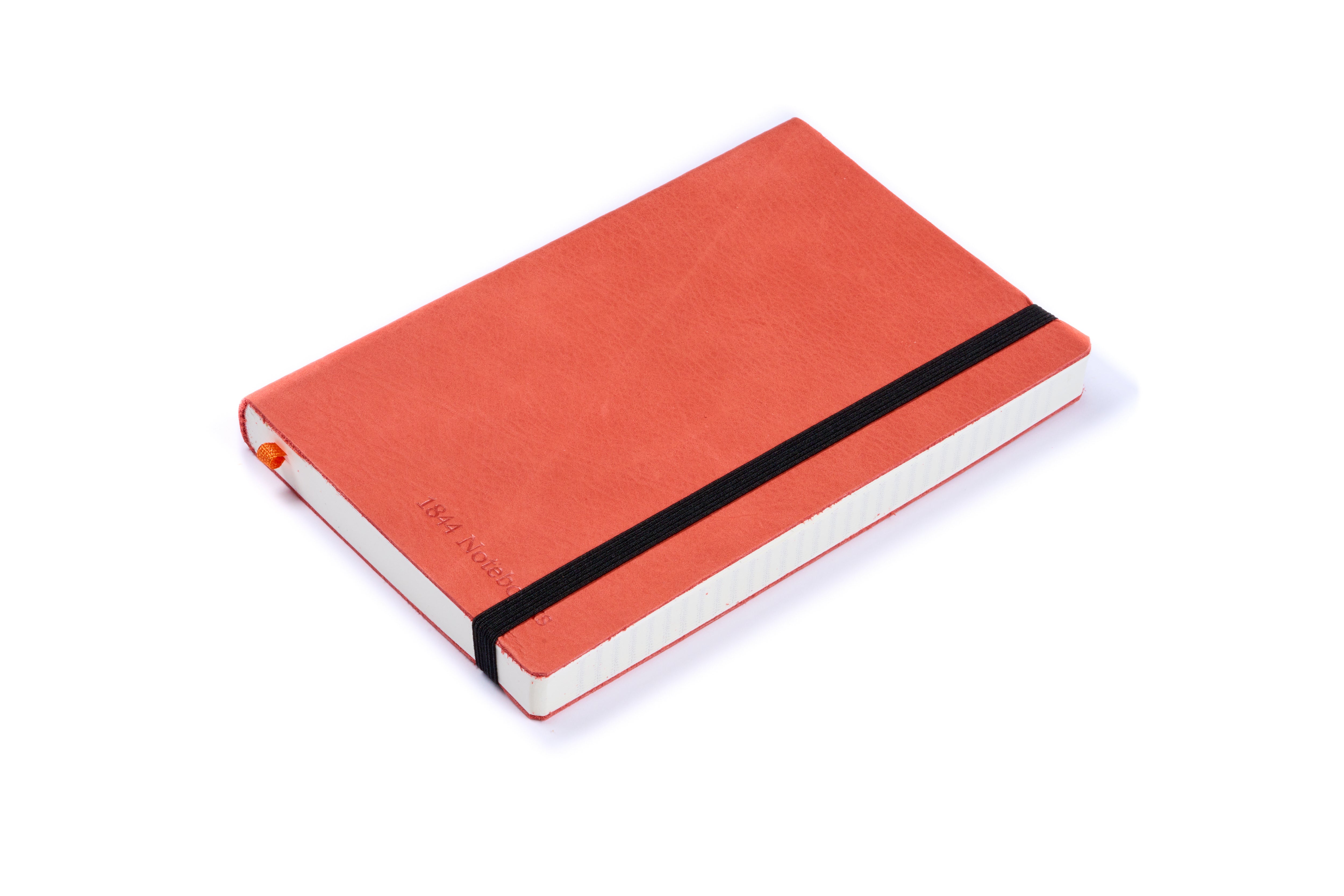 Red Orange Leren Journal
